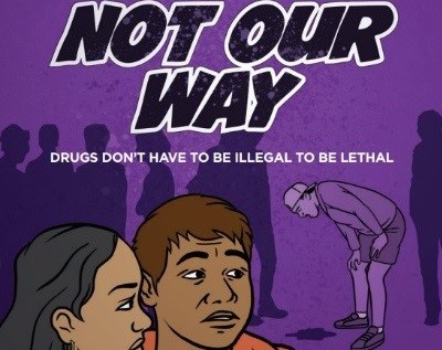 The Not Our Way Storybook follows a group of teenagers through their experiences with misusing prescription drugs.